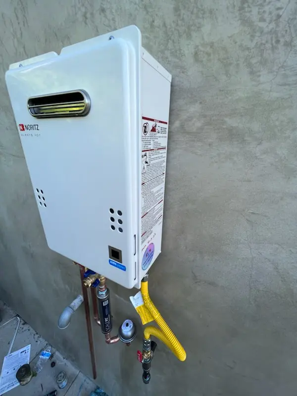 Tankless water heater installation for Plumville homes